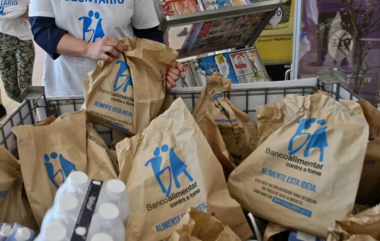Região recolheu mais de 100 toneladas de bens alimentares