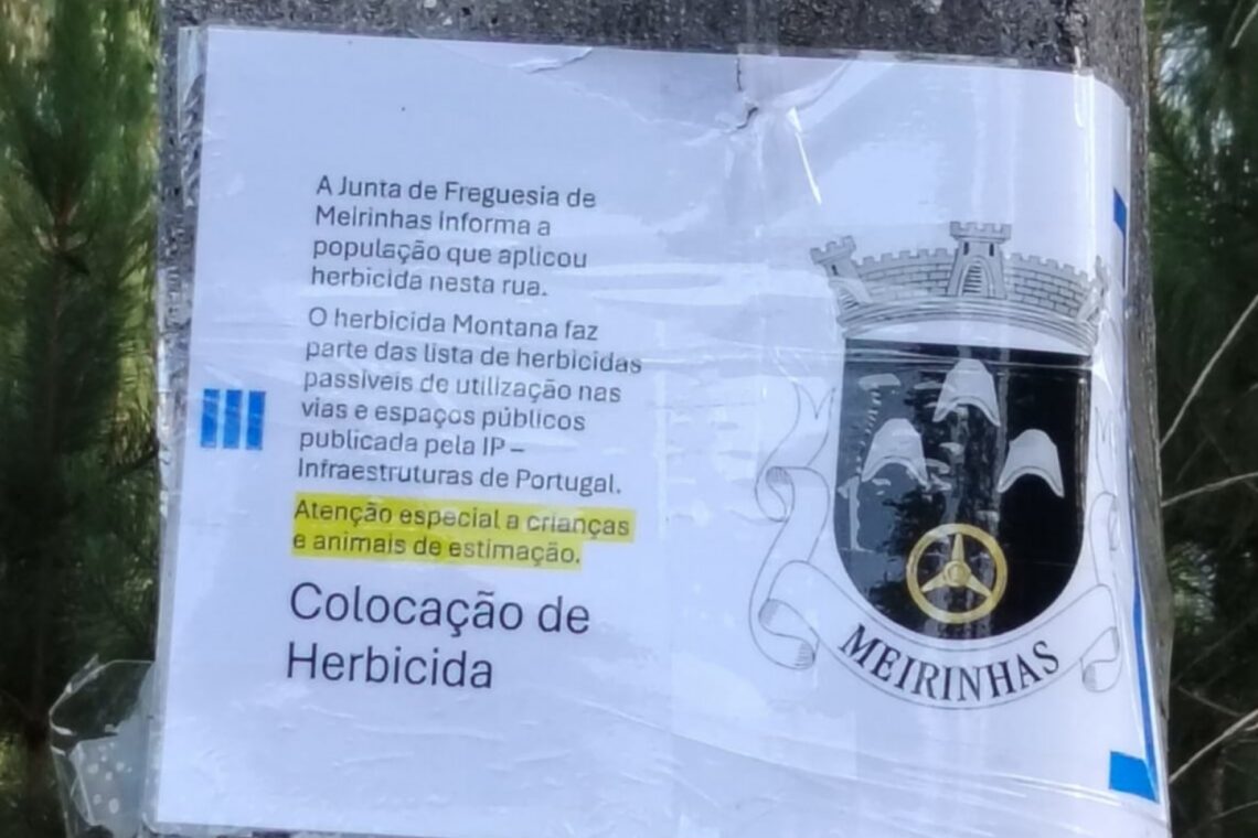 Junta das Meirinhas acusada de usar glifosato sem cumprir regras