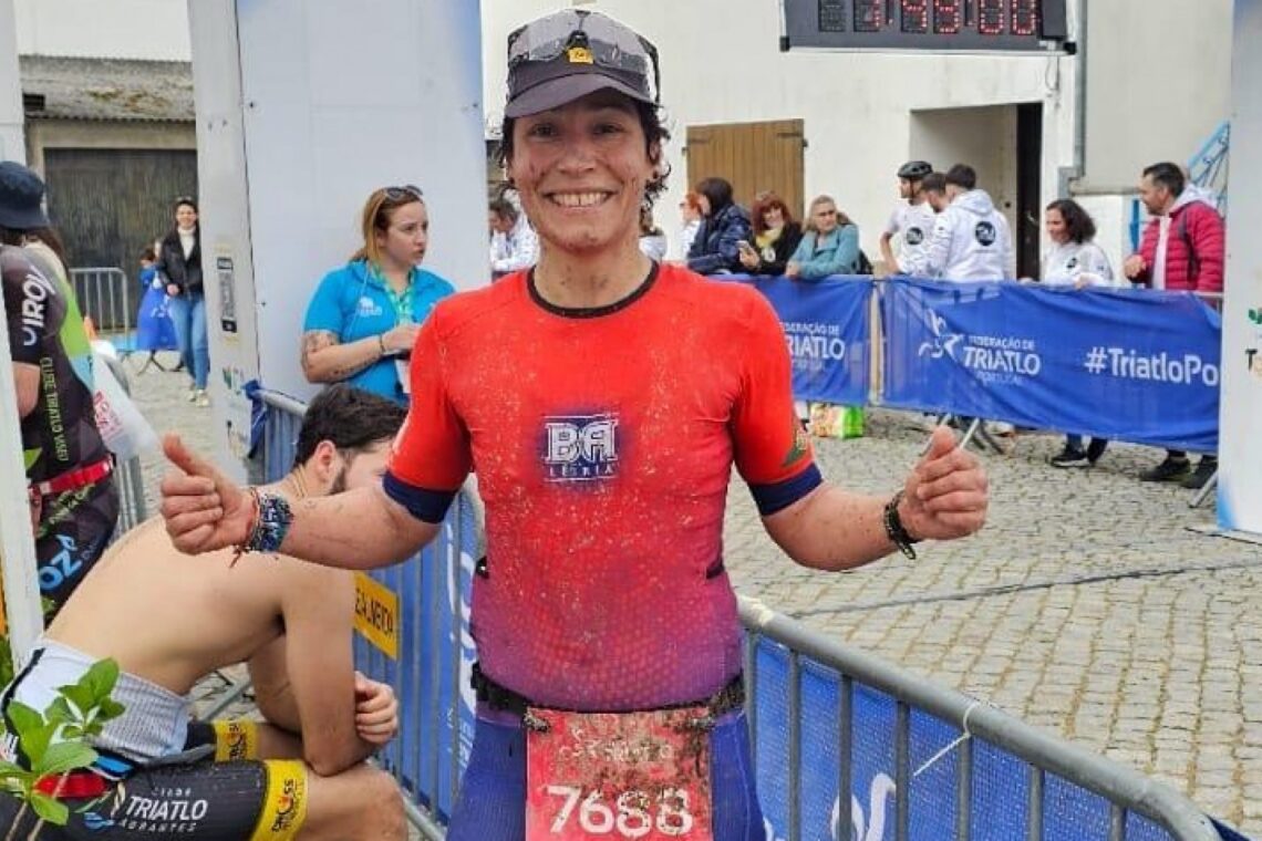 Triatleta Paula Pita foi a segunda melhor no escalão 45-49 anos