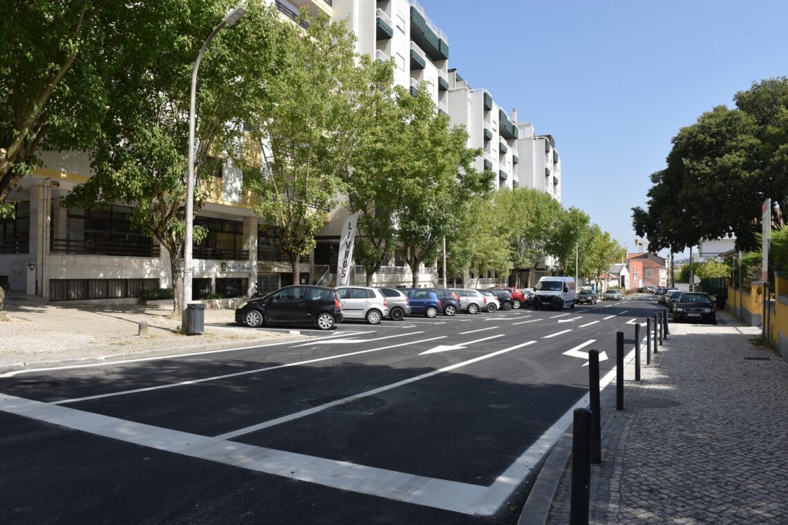 Concluídas as obras de requalificação em duas ruas em Leiria