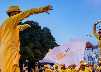 Noite Amarela em Leiria com música e muito mais