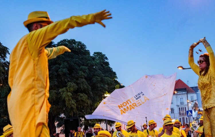 Noite Amarela em Leiria com música e muito mais
