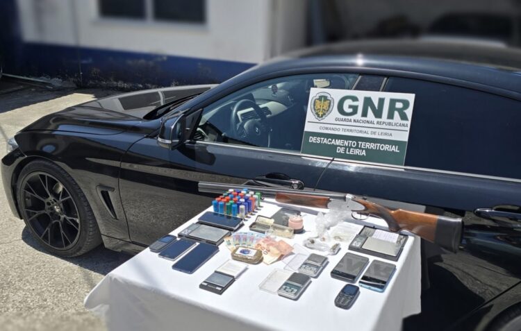 GNR detém quatro suspeitos de tráfico de droga em Leiria e Marinha Grande