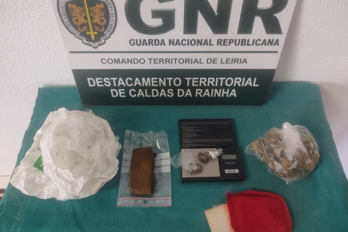 Dois homens detidos por suspeita de tráfico de droga no Bombarral