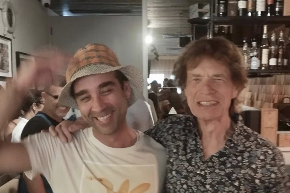 Quando Mick Jagger se encontra com o “Jagger” da Nazaré