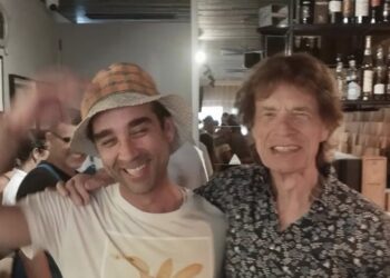 Quando Mick Jagger se encontra com o “Jagger” da Nazaré