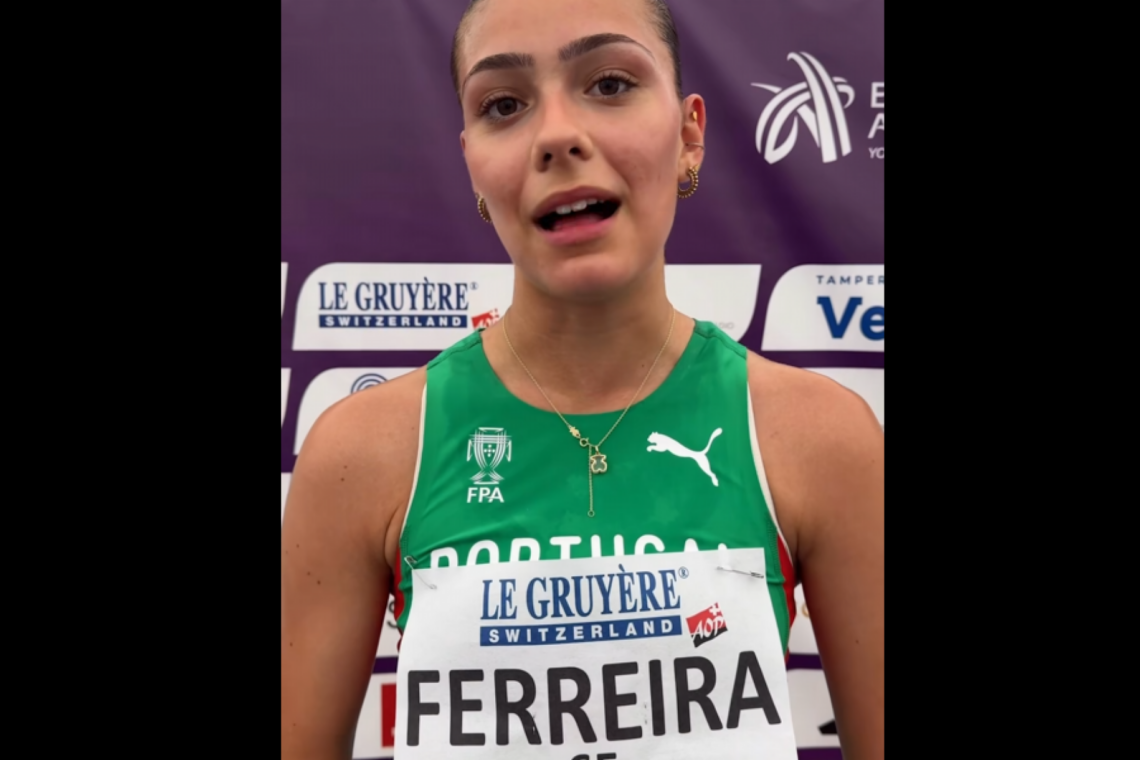 Isa Ferreira bate recorde pessoal nos Europeus de Atletismo de Sub-20