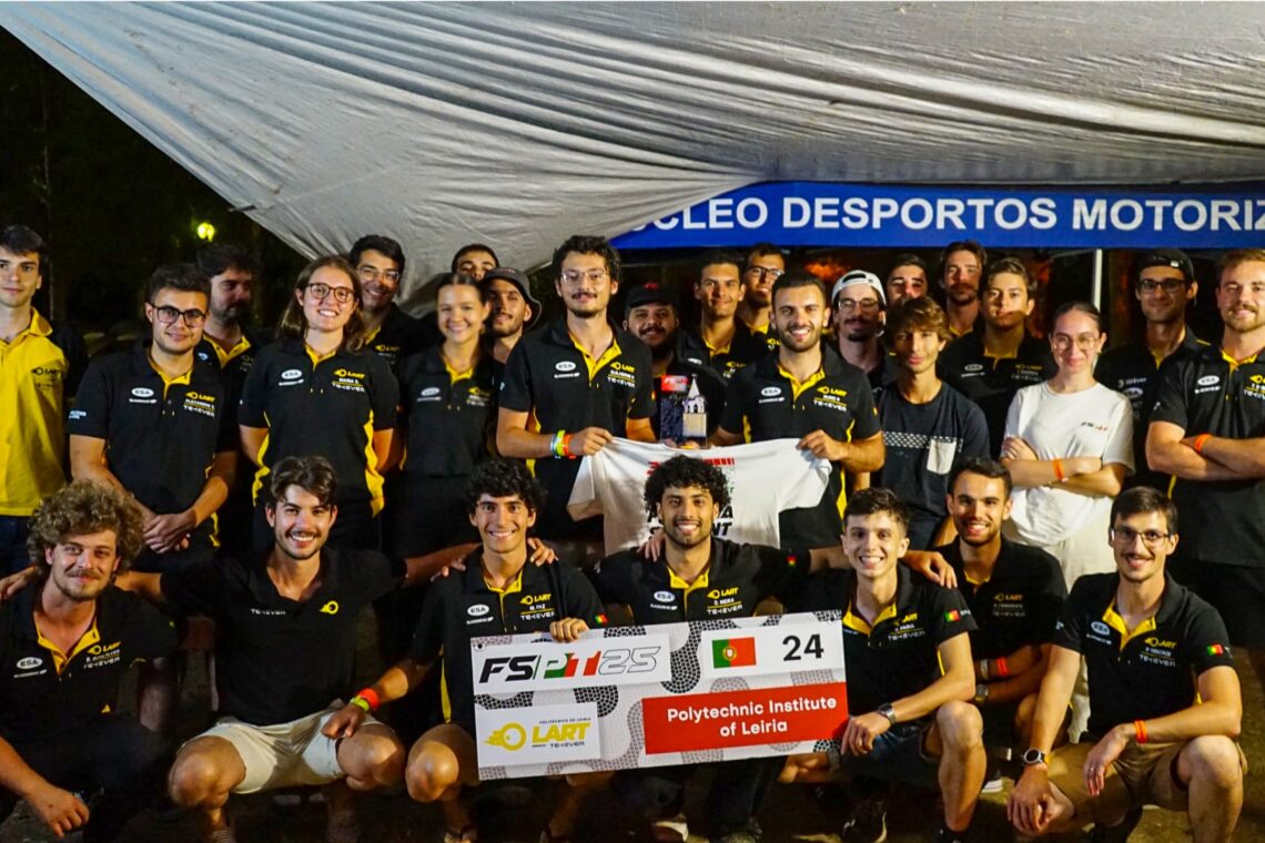Formula Student de Leiria acelera em Castelo Branco e arrecada dois lugares no pódio