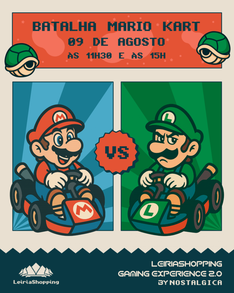 LeiriaShopping acelera com Batalha de Mario Kart no Gaming Experience 2.0