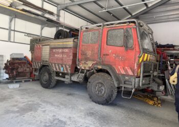 Veículo Florestal de Combate a incêndios da Maceira fica inoperacional em fogo na Pampilhosa
