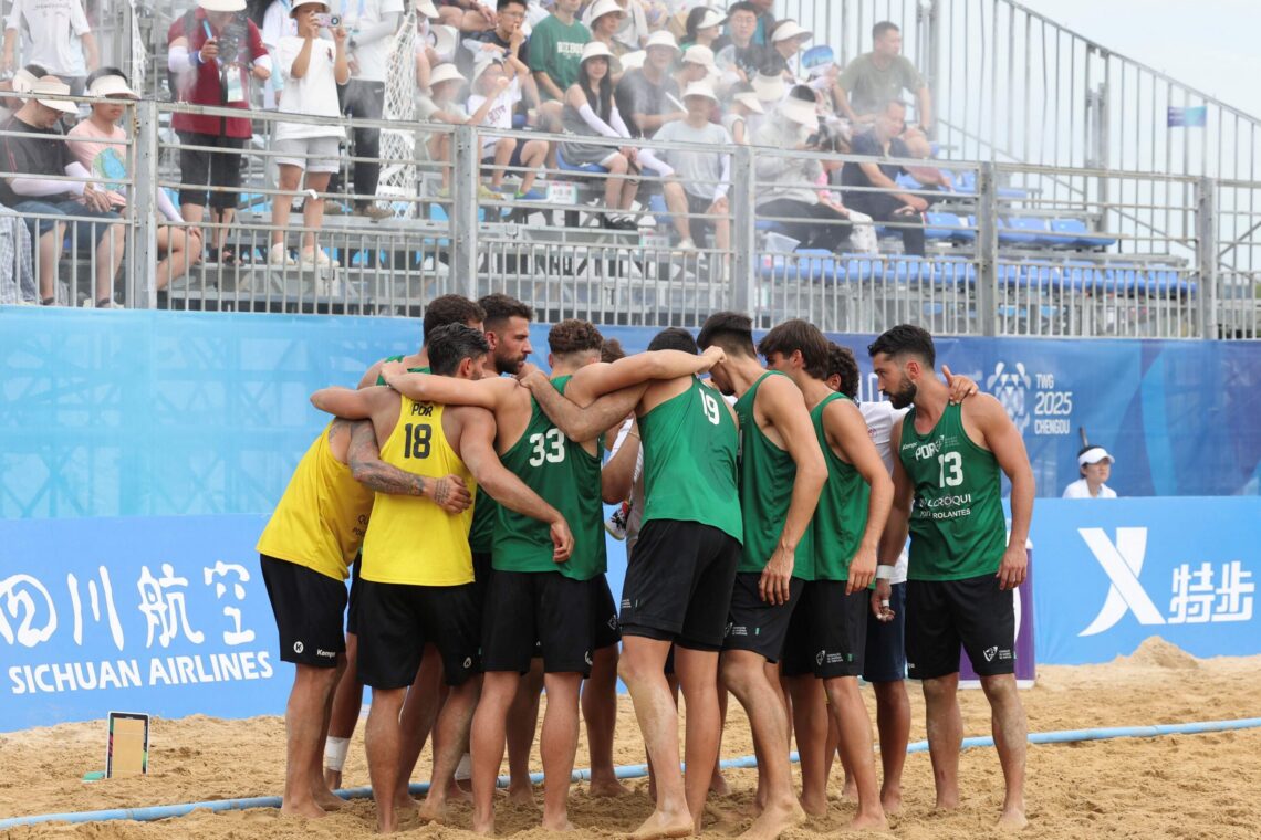 Em ano de estreia, o andebol de praia português é prata nos Jogos Mundiais