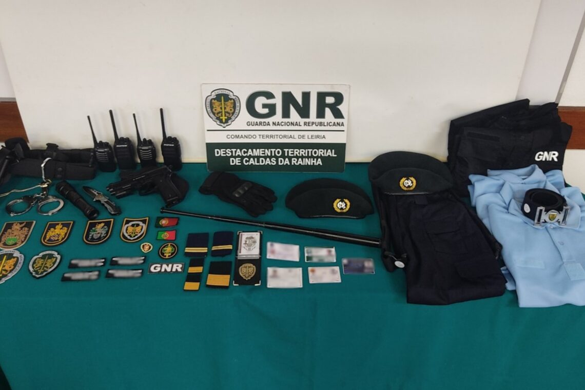 Falsos GNR detidos por burla e posse de armas proibidas
