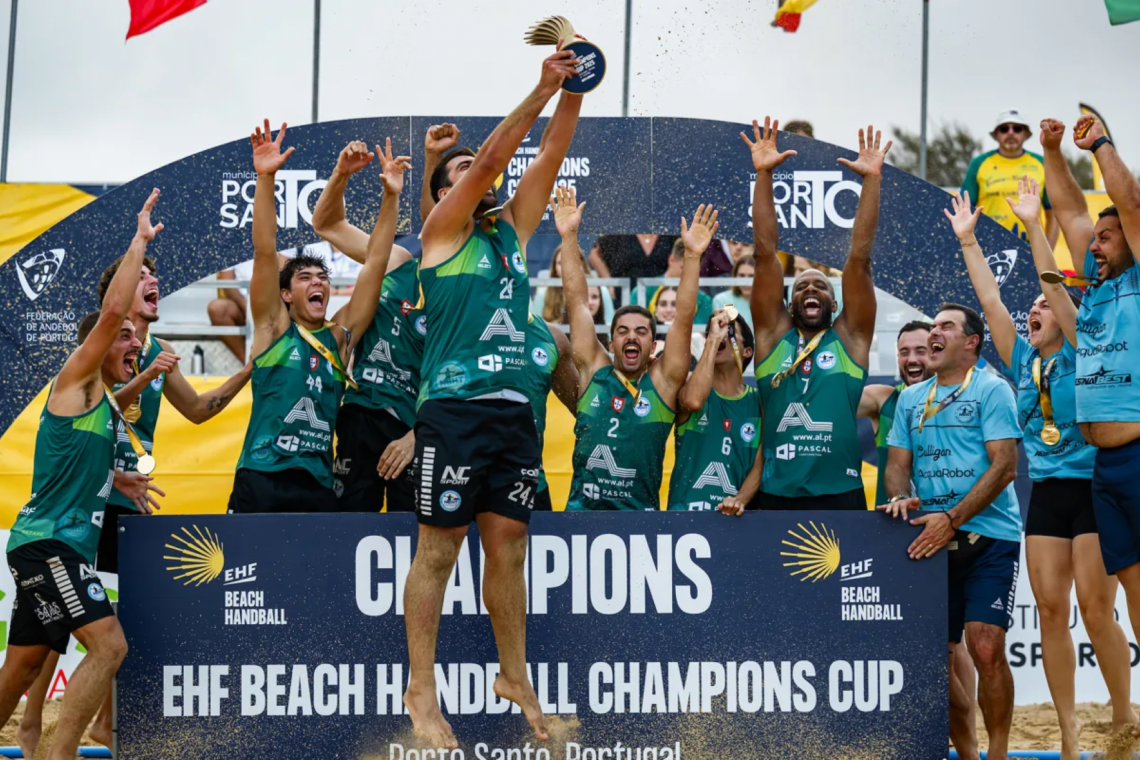 Nazaré BHT é campeão europeu de andebol de praia