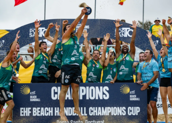 Nazaré BHT é campeão europeu de andebol de praia