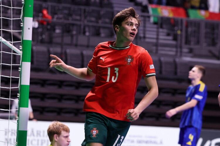 Rodrigo Monteiro brilha no Europeu de futsal de sub-19, onde já é o melhor marcador de sempre
