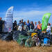 Voluntários limpam Praia do Vigão, no Pedrógão