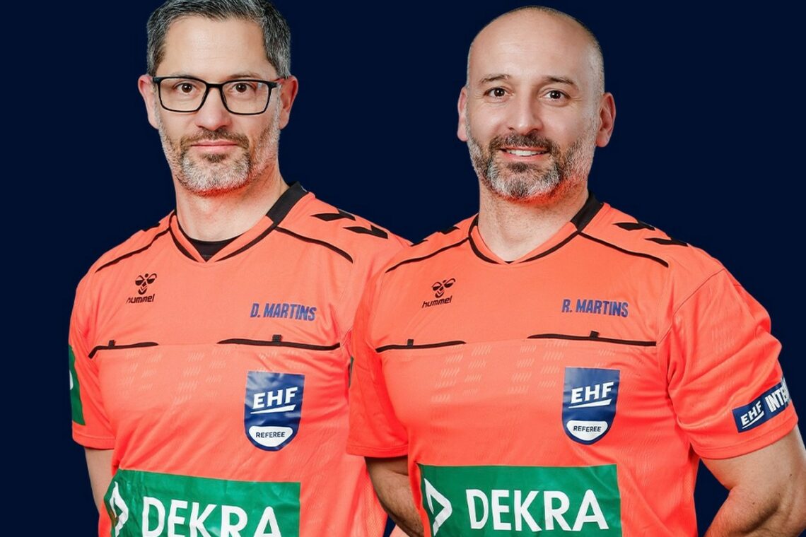 Árbitros de Pombal voltam a dirigir jogo no Europeu de Andebol
