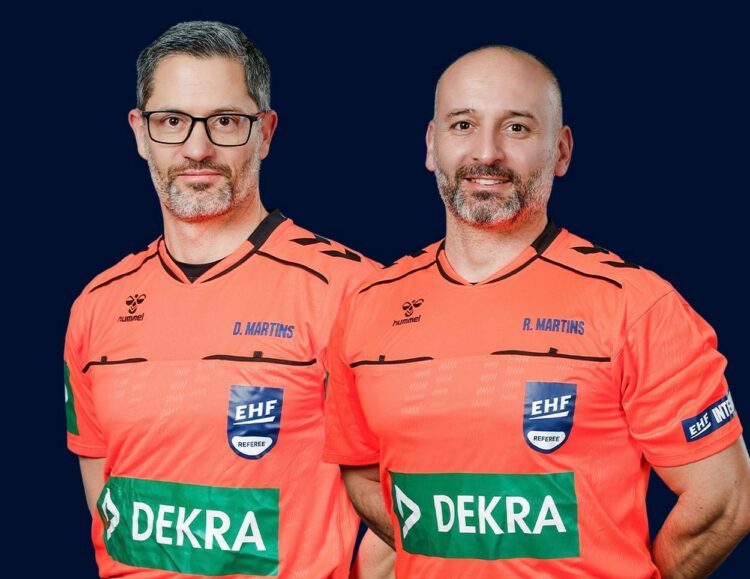 Árbitros de Pombal voltam a dirigir jogo no Europeu de Andebol