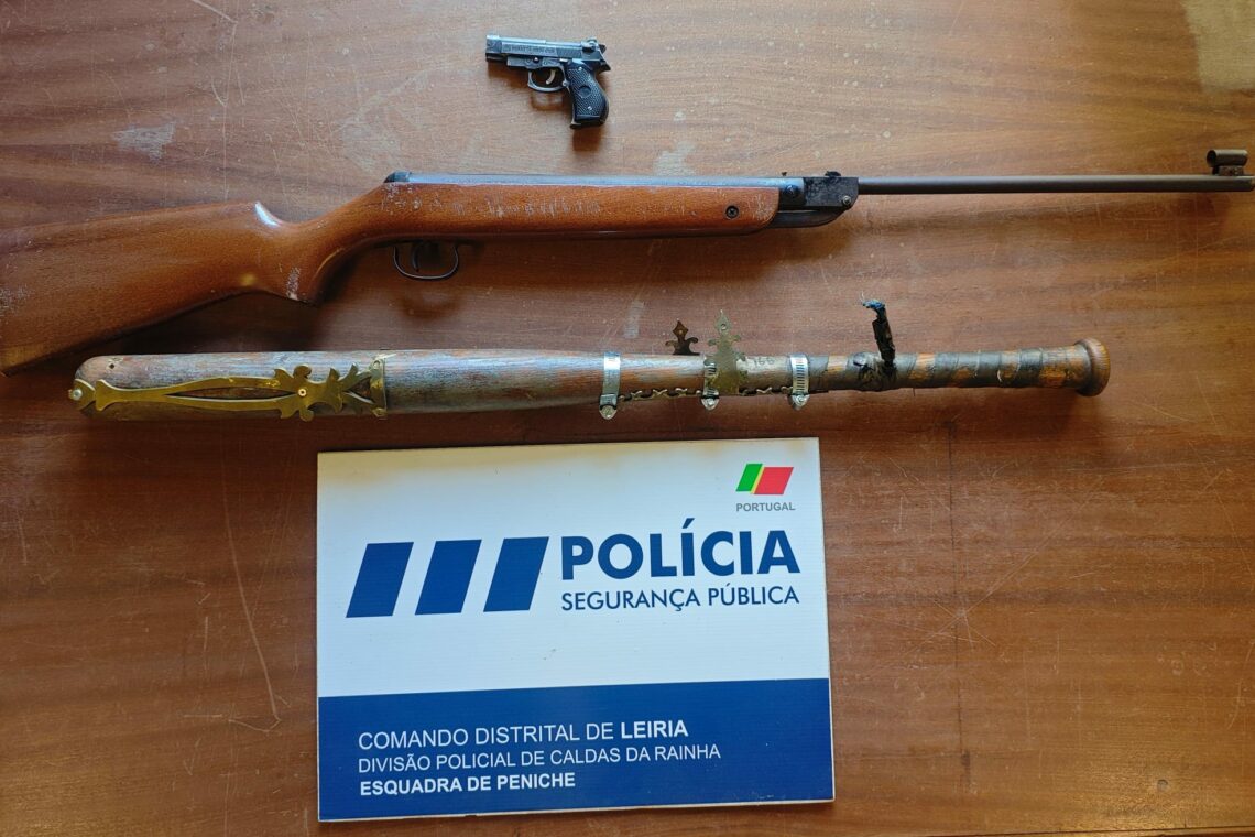 Apreendidas armas a homem que simulou incendiar uma bomba de combustível em Peniche