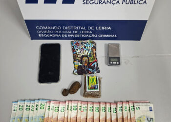 PSP detém jovem que vendia droga e escondeu produto na via pública no centro histórico de Leiria