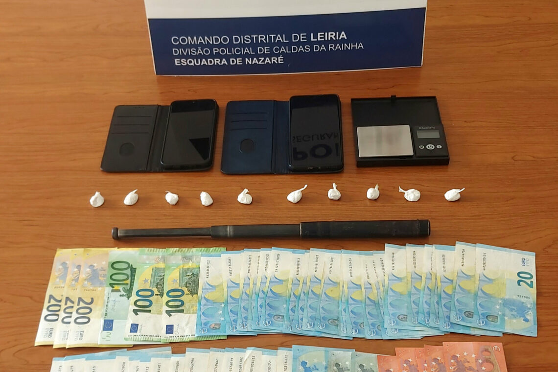 Vigilante detido na Nazaré por suspeitas de tráfico de droga