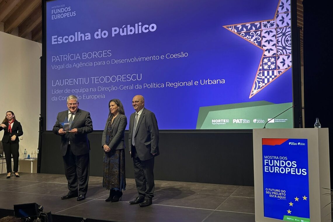 A CIM Região de Leiria alcançou o Prémio do Público nos Prémios Fundos Europeus