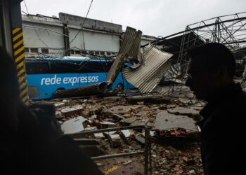 Tempestade Kristin aconteceu há seis meses. Região ainda recupera