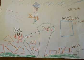 Crianças mostram através de desenhos o que sentiram durante a depressão Kristin