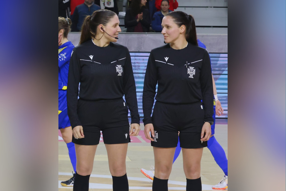 Vânia e Daniela, as árbitras gémeas que partilham o apito há quase 20 anos