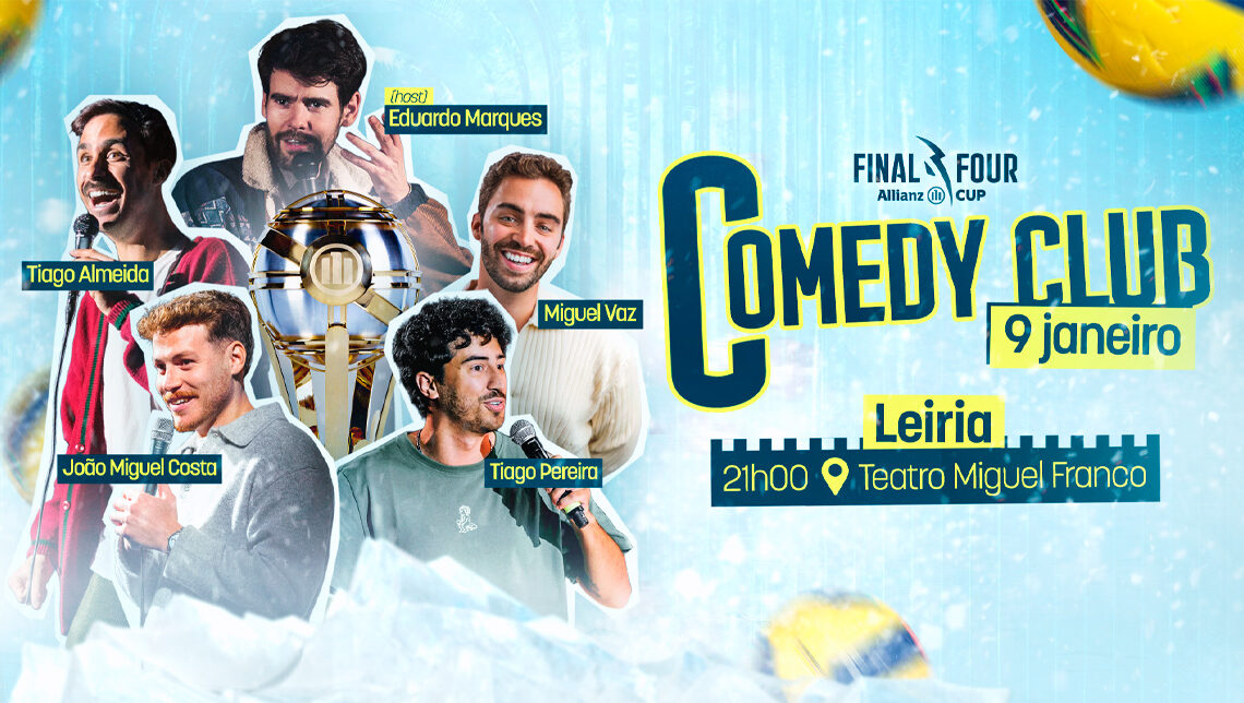 Taça da Liga leva stand-up comedy ao Teatro Miguel Franco