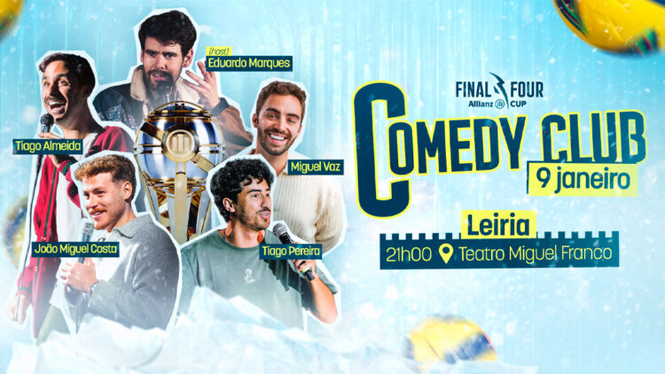 Taça da Liga leva stand-up comedy ao Teatro Miguel Franco