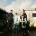 Jogadores do Sporting CP entregam donativos e visitam adepto na Marinha Grande