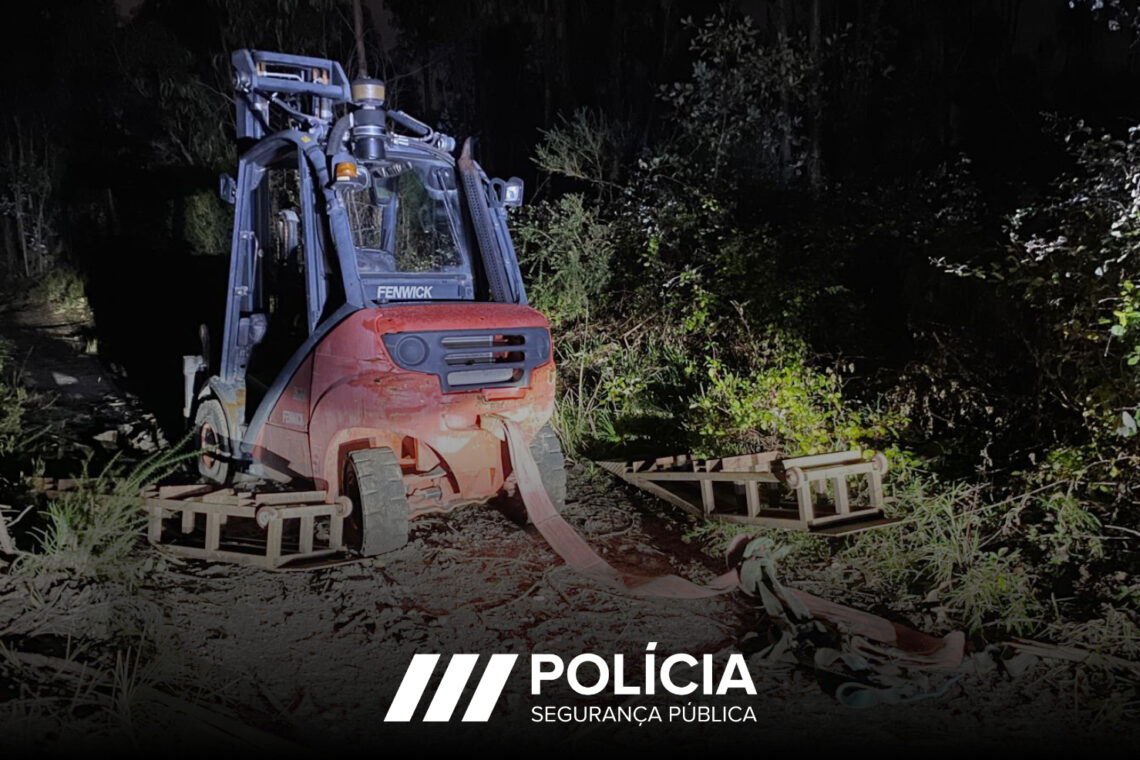 PSP recupera empilhador furtado na Marinha Grande