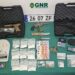 GNR detém quatro pessoas por tráfico de estupefacientes e posse de arma proibida em Alcobaça