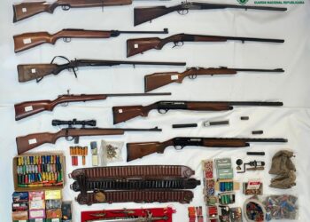 Homem suspeito de violência doméstica detido com armas proibidas em Pataias
