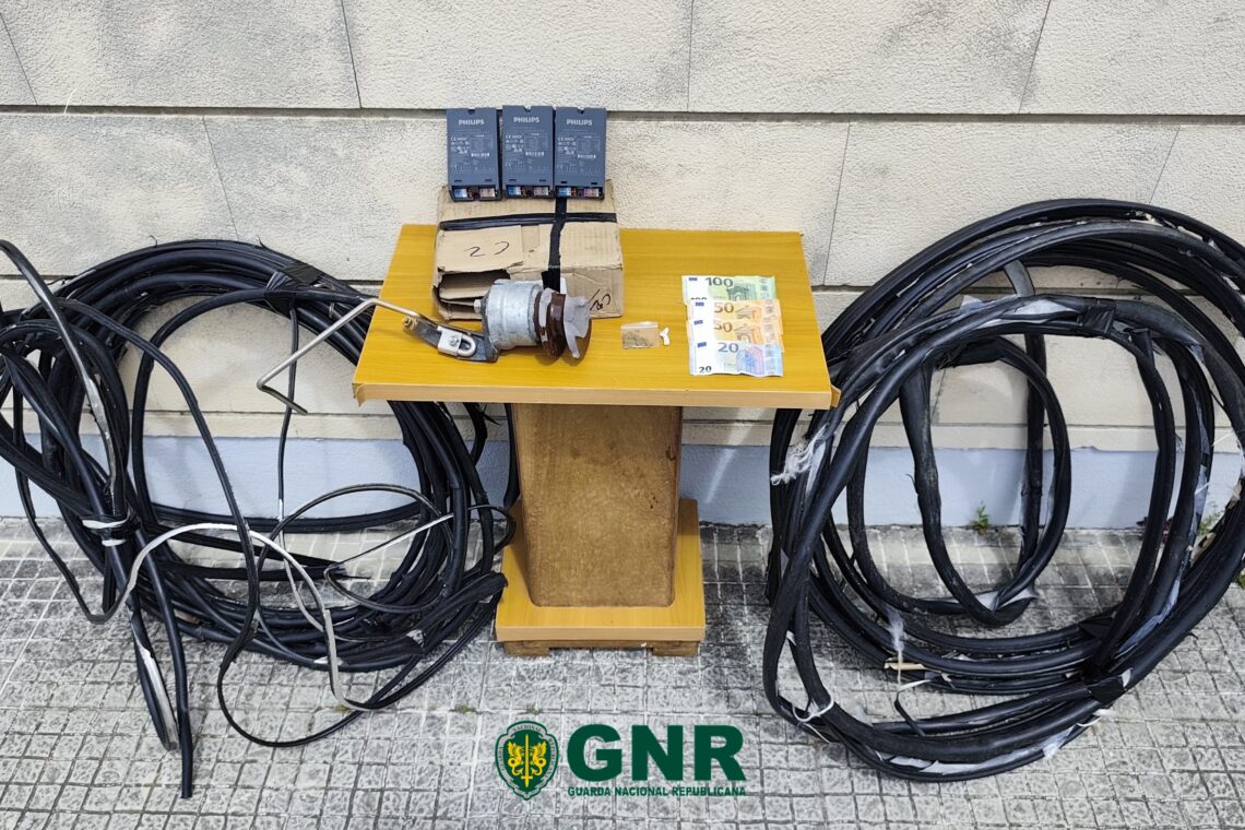 GNR apanhou suspeitos que furtavam energia e estabelecimentos comerciais desde Novembro