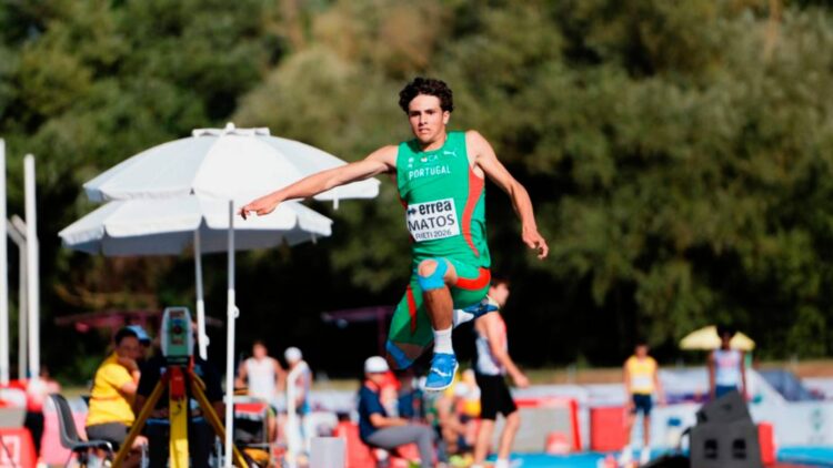 Jovem das Pedreiras bate recorde nacional de sub-18 e está na final do triplo salto nos Europeus