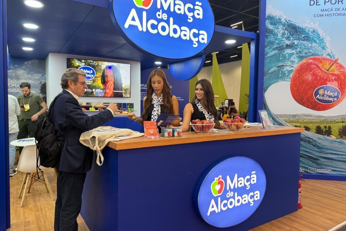 Maçã de Alcobaça mostra-se no Brasil durante a Fruit Attraction São Paulo 2026