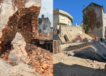 Escavação danifica moradia no centro de Pombal e Câmara propõe demolição integral
