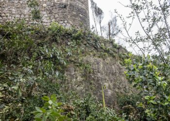 Tempestade pôs a descoberto estrutura desconhecida no Castelo de Leiria