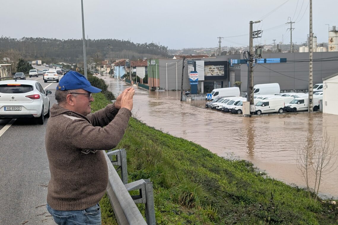 Sessenta e seis pessoas retiradas nas zonas mais problemáticas de Leiria