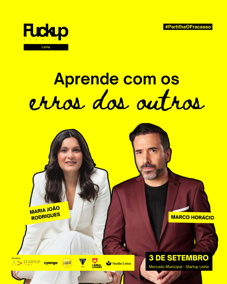 Marco Horácio vem a Leiria contar como é falhar em público