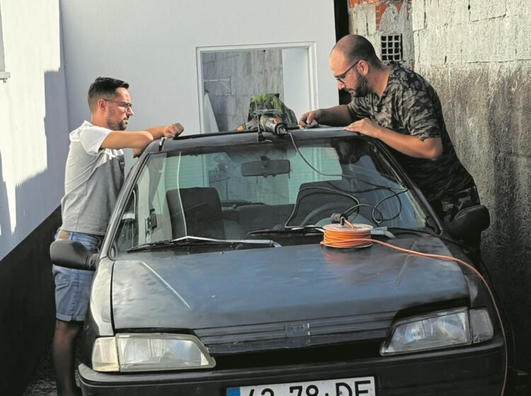 Solidariedade leva jovens da região de carro a Marrocos