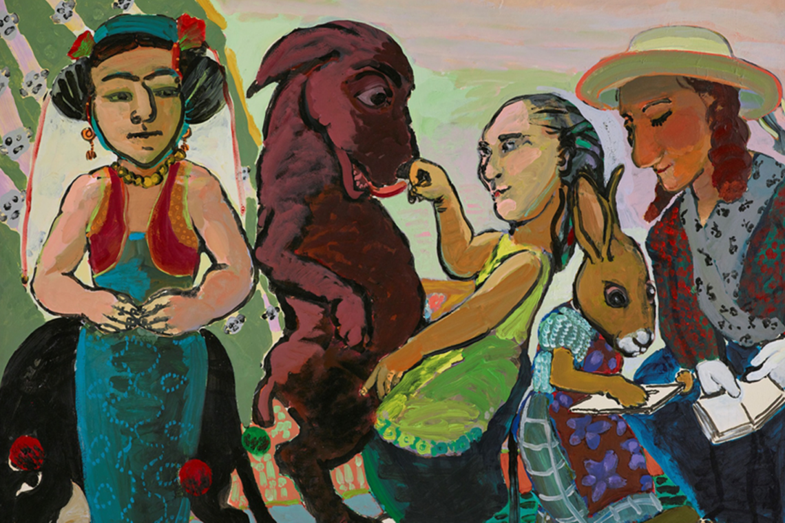“On the balcony”, de Paulo Rego. Imagem distribuída pelo município