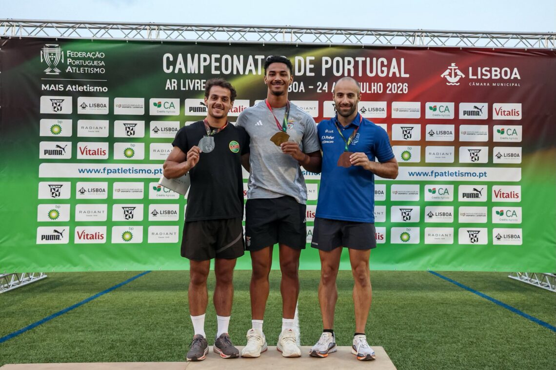 Pódios nos Campeonatos Nacionais de Atletismo
