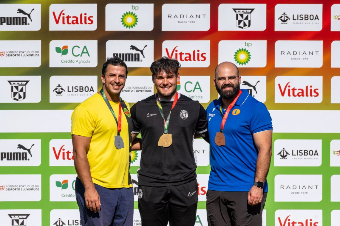 Pódios nos Campeonatos Nacionais de Atletismo