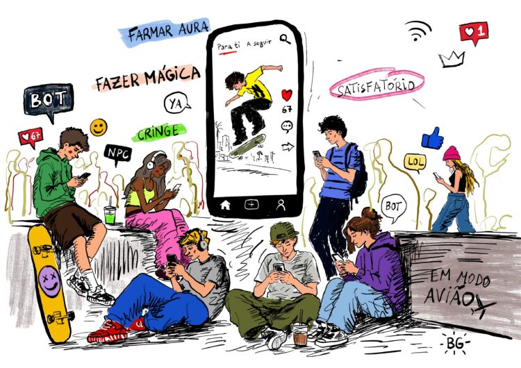 “Farmar aura” e mandar “six seven”: a nova linguagem dos adolescentes