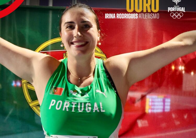 Irina Rodrigues veste de ouro nos Jogos Mediterrâneos