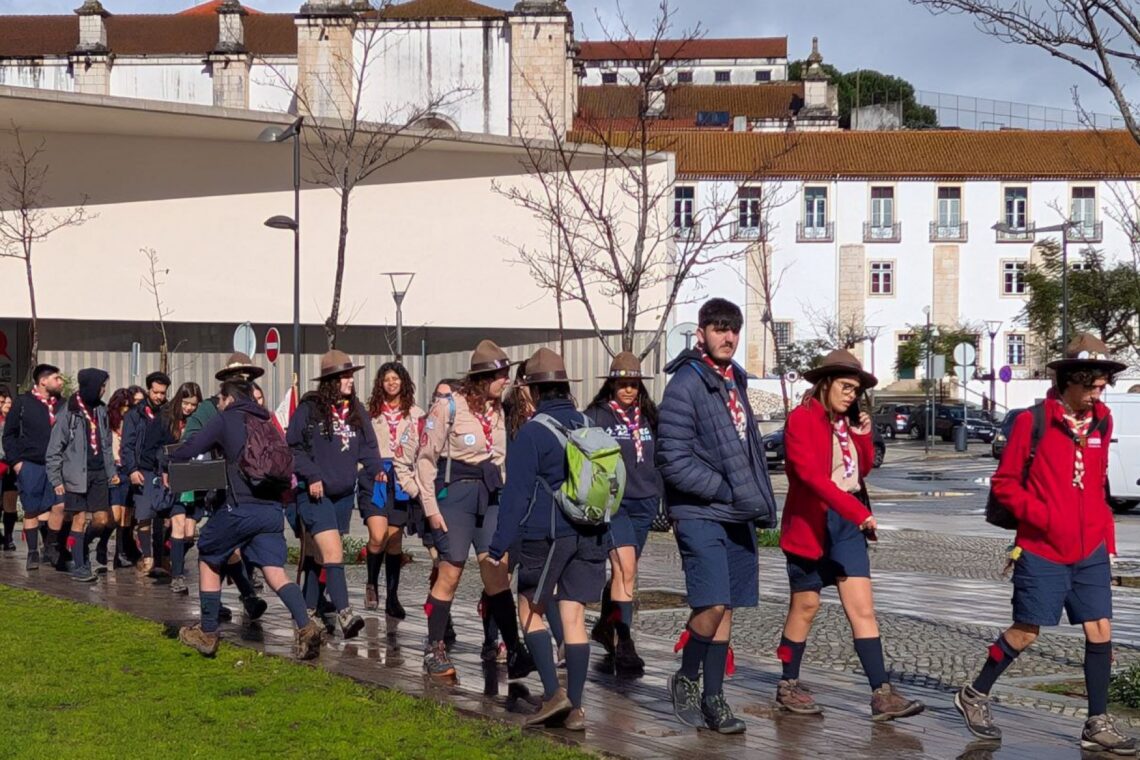 Fotogaleria: Mais de dois mil escuteiros estão em Leiria para celebrar o centenário da região e aniversário do fundador