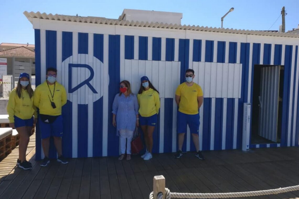 Vereadora Ana Esperança presente numa cerimónia simbólica de abertura da época